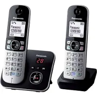 Panasonic KX-TG6822GB - Duo DECT draadloze telefoon, 2 handsets - Antwoordapparaat - zwart