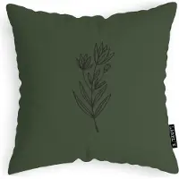 Label2X Kussen wildflower groen