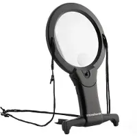 InnovaGoods Loep met vrijstaande houder en LED-verlichting, Zooled