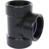 GEKA Self-Seal pp T-stuk 90gr, 3x binnendraad, 6 bar, 1-1/4 x 1-1/4 x 1-1/4
