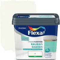 Flexa Houtlak Mooi Makkelijk Keukenkasten - Mat - Wit - 750ml
