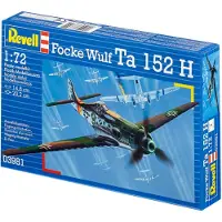 Revell Modelbouwpakket Vliegtuigen - 03981 Focke Wulf Ta 152 H Plastic - 1:72 - Modelbouw