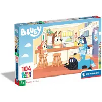 Bluey 104-delig SuperKolor Bluey Puzzel, artikelnummer 27169