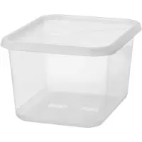 Smartstore 3062070 Aufbewahrungsbox BASIC M, 25 Liter, transparent