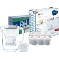Brita Waterfilterkan 1021884 Fill & Enjoy Style inclusief 6 Alapure Maxtra+ filters