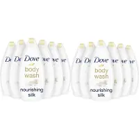 Dove Nourishing Silk Body Wash 500 ml - Voordeelverpakking 12 stuks