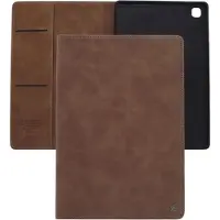 CASEME Bookcase hoesje - Tabletcase met pasjeshouder - Lichtbruin - Geschikt voor: Samsung Galaxy Tab A7 10.4 (2020)