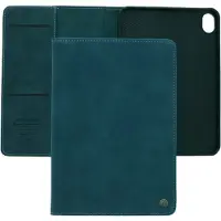 CASEME Bookcase hoesje - Tabletcase met pasjeshouder - Groenblauw - Geschikt voor: Apple iPad Mini 6 2021 (8.3 inch) & iPad Mini 7 (2024)