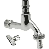 Bonfix Tapkraan gep. chr. 1/2" bu. incl. slangkop + sleutel