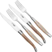 Laguiole En Aubrac CCF99GOIHL, 4-delige bestekset, eikenhout