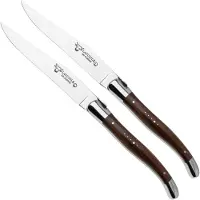 Laguiole En Aubrac 22C99MORIH, 2-delige steakmessenset, purperharthout