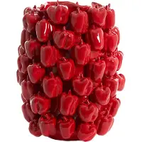 Light & Living Vaas deco 35x33x47 cm BELLPEPPER keramiek glanzend rood (Rood, 33x47x35cm)