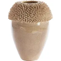 Light & Living Vaas deco 33x32x47,5 cm SANGKU keramiek taupe (Taupe, 32x47.5x33cm)