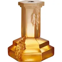 Kosta Boda Rocky Baroque kandelaar 175 mm Amberkleurige waas