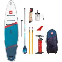 Red Paddle Co SUP-board Red Paddle 11.3 Sport + Hybrid Tough Paddle + Coiled Leash