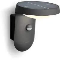 Philips Tyla buitenwandlamp op zonne-energie - antraciet - met sensor - 1.2W