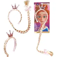 Toi-Toys Princess Friends Diadeem met Lange Vlecht en Kroon