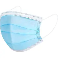 Huismerk Mondmaskers 3-laags - blauw - 10 stuks
