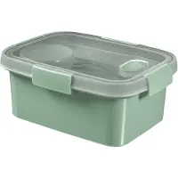 Keter Smart To Go Eco Lunchbox - 1,2 liter + Bestekset + Sauscup - Eco Groen