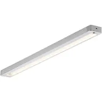 Paul Neuhaus LED onderbouwlamp Helena 59,5x4cm 3.000K, alu / grijs / zink, Keuken, Aluminium, Modern, kastverlichting