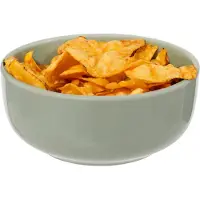 Secret De Gourmet Soepkommen/schaaltjes - 8x - Santorini - keramiek - D15 x H6.5 cm - mintgroen