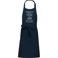Kariban Keukenschort - BBQ schort - Oldtimer - Jaartal 1958 - navy blue