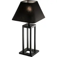 Fantasia KAGO zwart tafellamp 1xE27 max 60W - kap evt. te bestellen