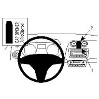 Brodit ProClip Seat Ibiza 2009-2011 Centrale Bevestiging