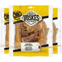 Voskes 3x Hondensnacks Runderstrips 100 gr