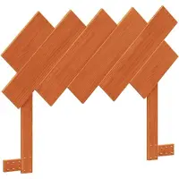 vidaXL Hoofdbord 100 cm massief grenenhout wasbruin