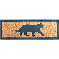 Super Merchant Deurmat Poes - Rubber/Kokosvezel - 25 x 75 cm