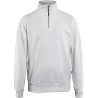 Blakläder Sweatshirt met halve rits 33691158 | Wit | Maat XS - 7330509466162
