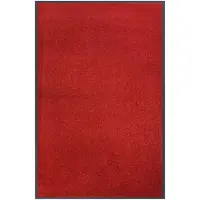 vidaXL Deurmat 80x120 cm rood