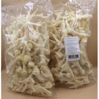 Petsnack 2 x 1 kg witte kippenpoten voor honden 100 % puur vanaf 4 maanden tandverzorgend