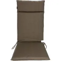 Madison Tuinstoelkussen hoge rug 50x120 cm Universeel taupe outdoor