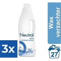 Neutral 0% Wasverzachter - 750 ml - Wasmiddel - Voordeelverpakking 3 stuks