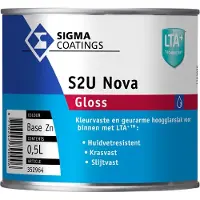 Sigma S2U Nova Gloss | Hoogglans Lakverf Binnen 500 ML - Kleur|1|2