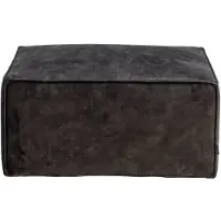 Livin24 Hocker Memphis velvet antraciet