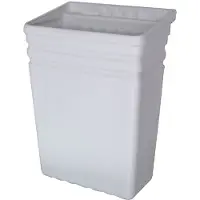 Matador Afvalbak grijs-wit L350 x B240 x H470 mm Matador Afvalbak grijs-wit L350 x B240 x H470 mm
