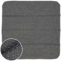 Unique living chairpad elba 39x39cm antraciet