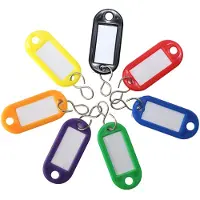 Rottner Sleutelhangers / Sleutellabels - diverse kleuren - 200 st