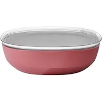 Mepal serveerschaal met deksel Silueta - 4000 ml - Saladeschaal - Vivid mauve