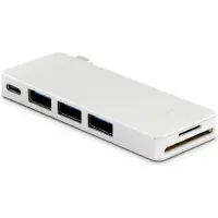 LMP Zilver USB-C Basic Hub 6 Poort Zilver