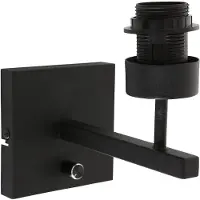 Steinhauer Wandlamp armatuur Stang 3085ZW Zwart