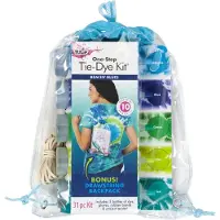 Tulip One Step Tie-Dye Backpack Kit Beachy Blues