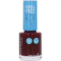Rimmel Nagellak - KIND &amp; FREE #157 - Rode kleur - Vegan - 75% biologische ingrediënten
