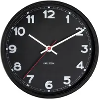 Karlsson - Wandklok New Classic Small - Zwart
