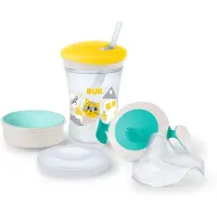 Nuk Drinkset Alles-in-1 turkoois/geel
