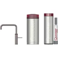 Quooker Fusion Square met COMBI+ boiler en CUBE reservoir 5-in-1-kraan gunmetal