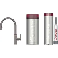 Quooker Flex met COMBI boiler en CUBE reservoir 5-in-1-kraan gunmetal